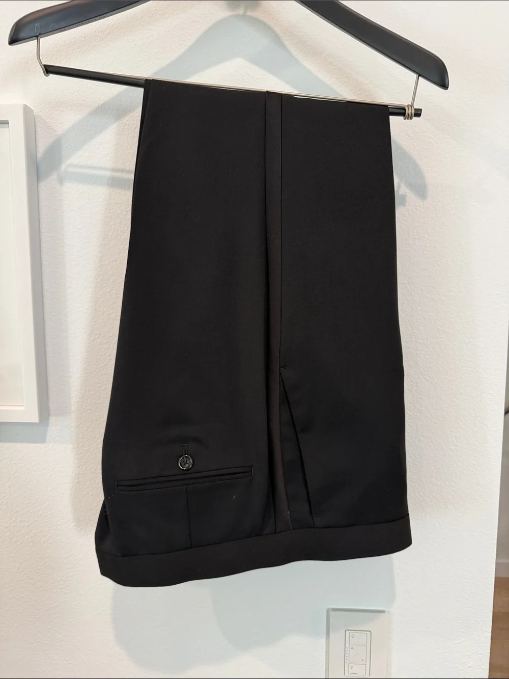 J. Crew Ludlow Black Shawl-Collar Tuxedo Jacket 36R and Tuxedo Pants 31x32